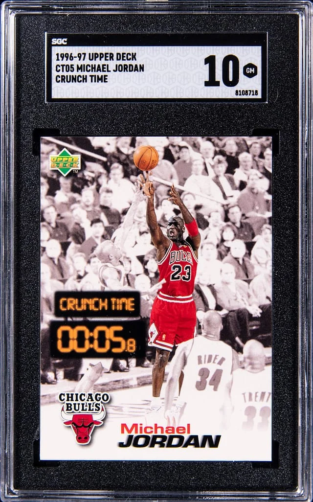 1996-97 Upper Deck Michael Jordan Crunch Time #CT05 card image