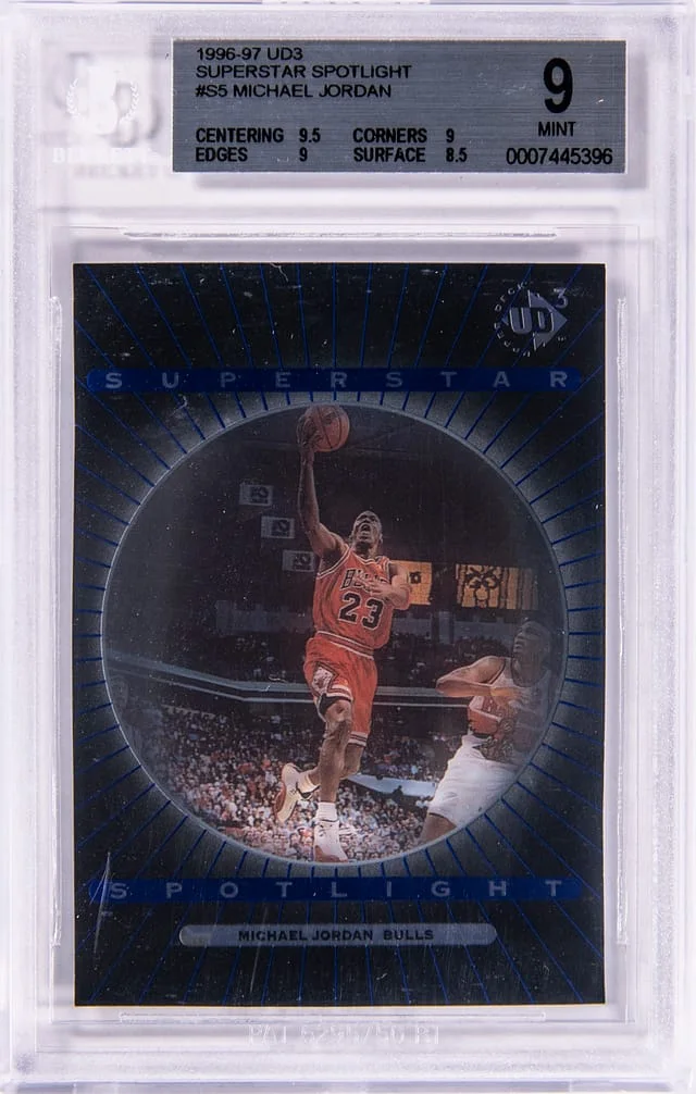 1996-97 Upper Deck Michael Jordan UD3 Superstar Spotlight #S5 card image