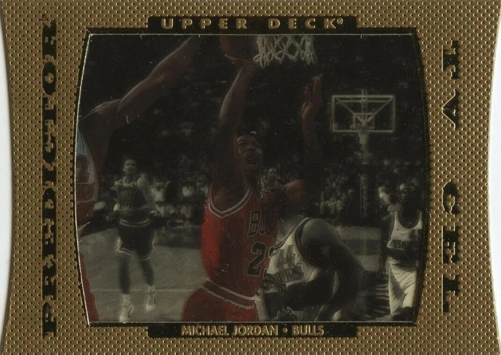 1996-97 Upper Deck Michael Jordan Predictors II TV Cel Exchange #TV2 card image