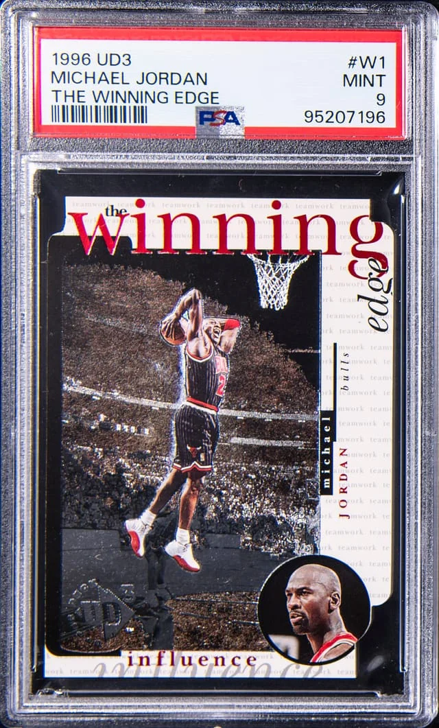 1996-97 Upper Deck Michael Jordan UD3 The Winning Edge #W1 card image