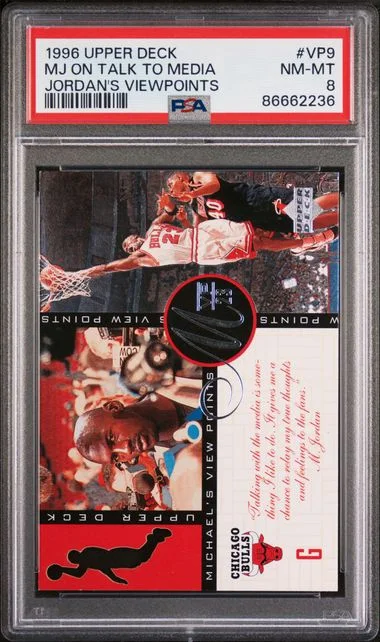 1996-97 Upper Deck MJ On Talk To Media Jordan's Viewpoints #VP9 card image