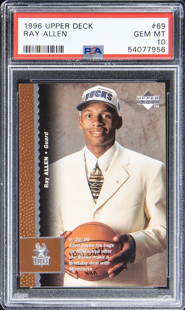 1996-97 Upper Deck Ray Allen #69 card image
