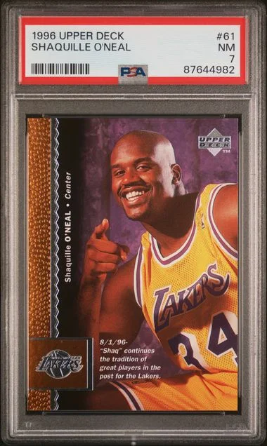 1996-97 Upper Deck Shaquille O'Neal #61 card image