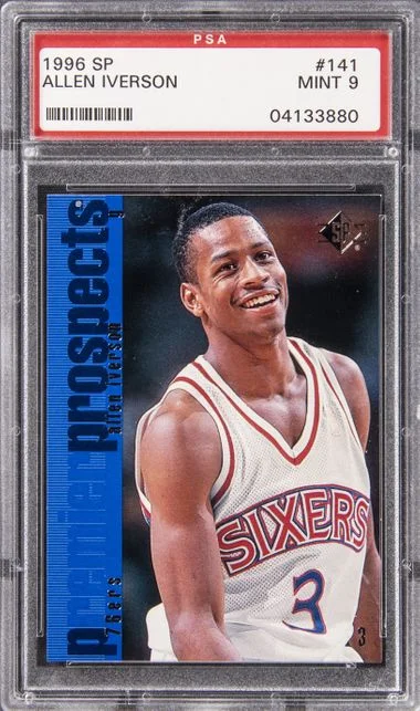 1996-97 Upper Deck SP Allen Iverson #141 card image