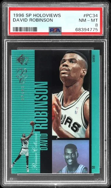 1996-97 Upper Deck SP David Robinson Holoviews #PC34 card image