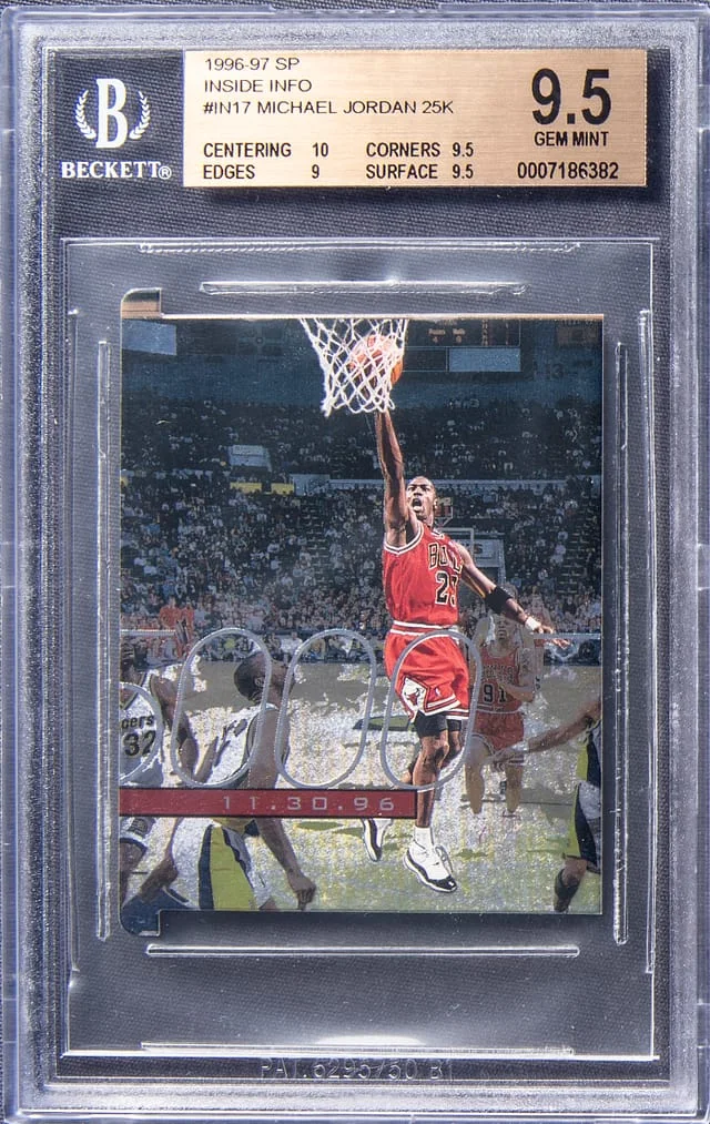 1996-97 Upper Deck SP Inside Info Michael Jordan #no-number card image