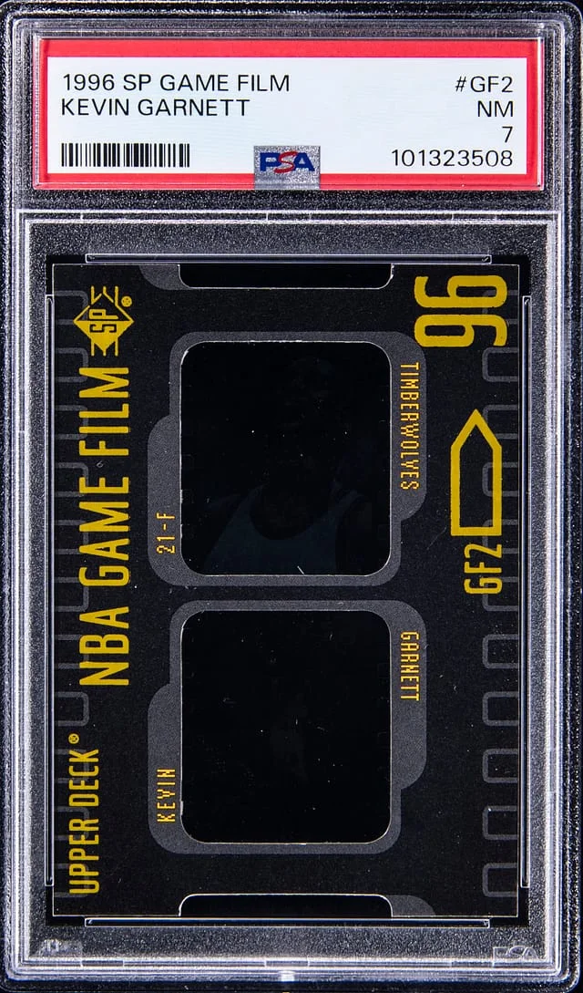1996-97 Upper Deck SP Kevin Garnett Game Film #GF2 card image