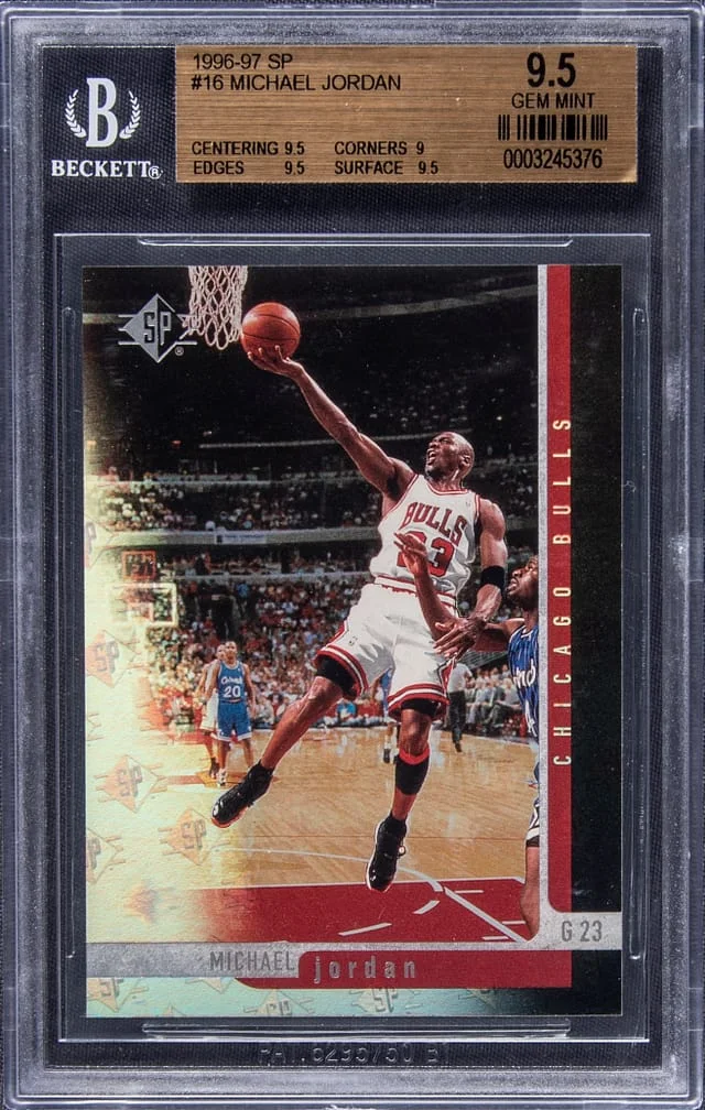 1996-97 Upper Deck SP Michael Jordan #16 card image