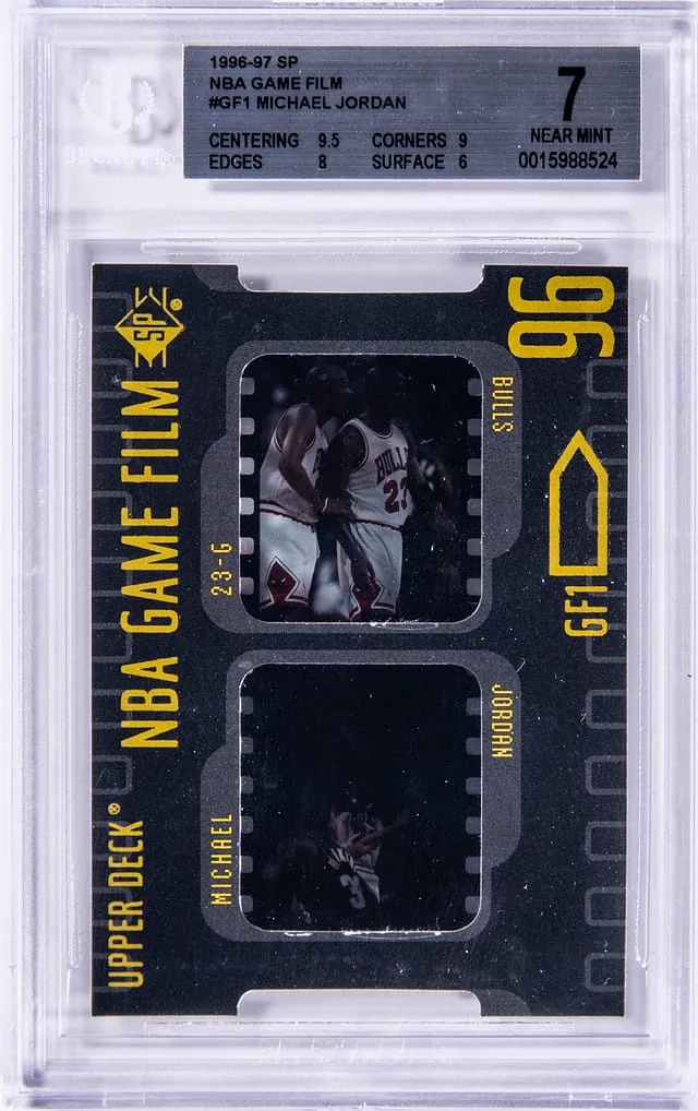 1996-97 Upper Deck SP Michael Jordan NBA Game Flim #GF1 card image