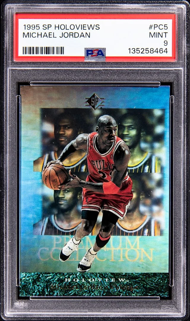 1996-97 Upper Deck SP Michael Jordan Holoviews #PC5 card image