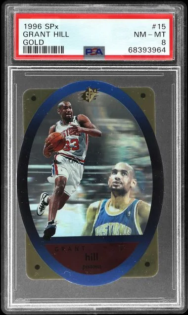 1996-97 Upper Deck SPx Grant Hill Gold #15 card image
