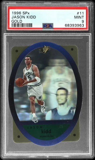 1996-97 Upper Deck SPx Jason Kidd Gold #11 card image