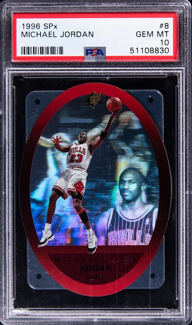 1996-97 Upper Deck SPx Michael Jordan Gold #8 card image