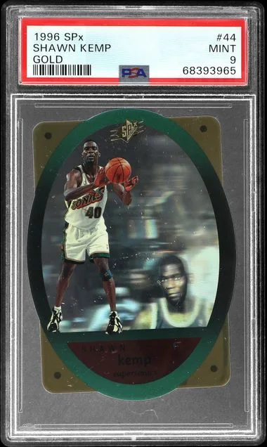1996-97 Upper Deck SPx Shawn Kemp Gold #44 card image