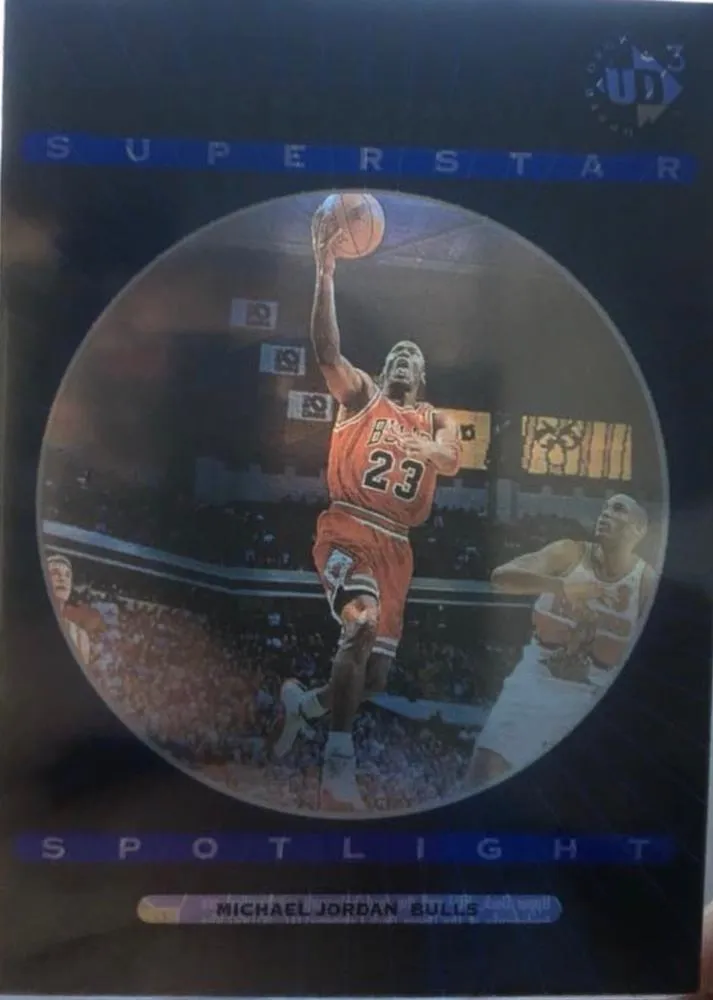 1996-97 Upper Deck UD3 Michael Jordan SuperStar Spotlight #S5 card image