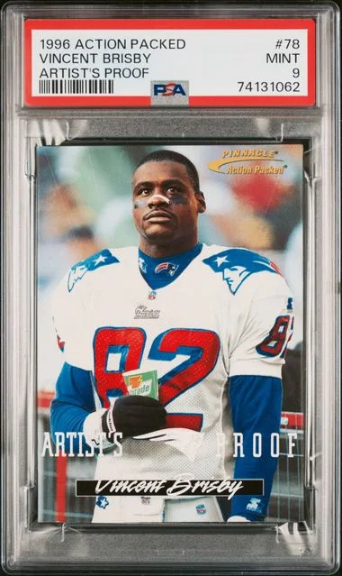 1996 Action Packed Artist's Proof Vincent Brisby #78 card image