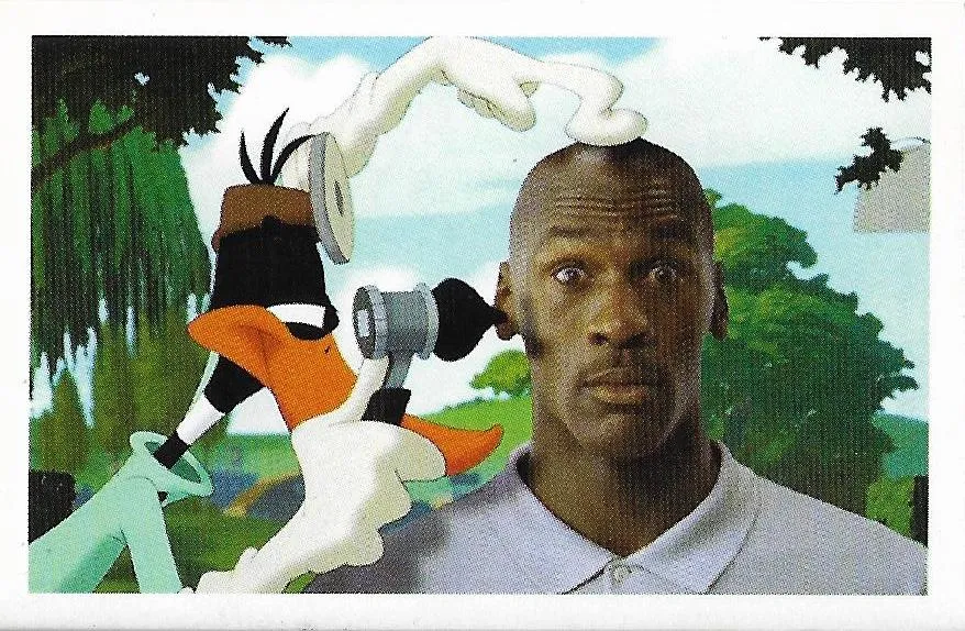 1996 Baio Space Jam Stickers Michael Jordan #26 card image