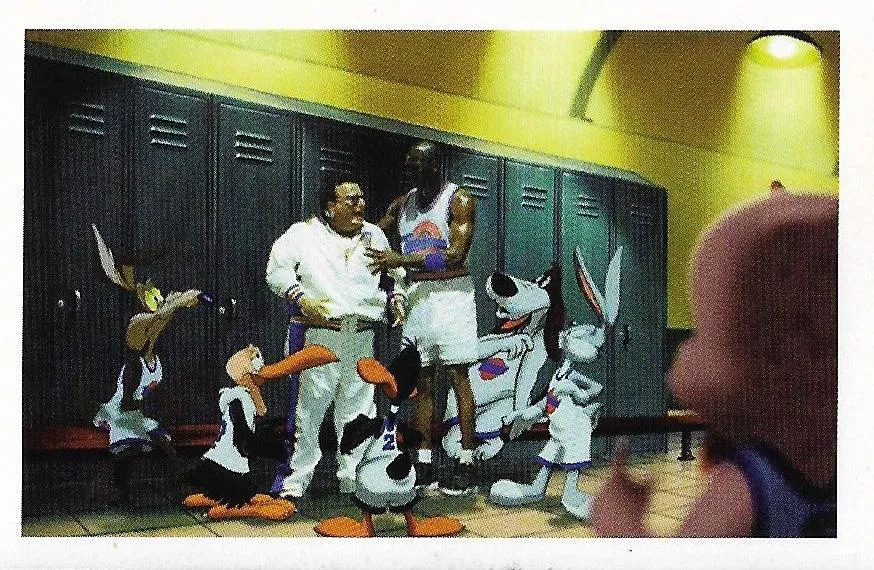 1996 Baio Space Jam Stickers Michael Jordan #46 card image