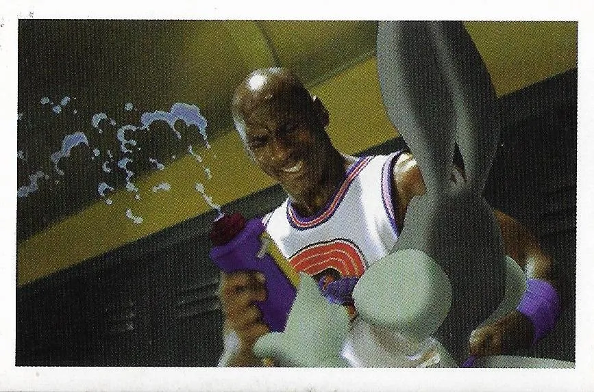 1996 Baio Space Jam Stickers Michael Jordan #49 card image