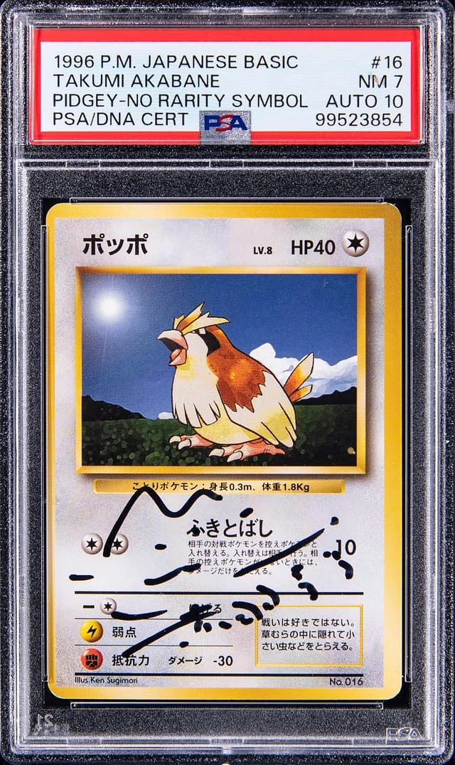 1996 Base Pidgey No Rarity Symbol #16 card image
