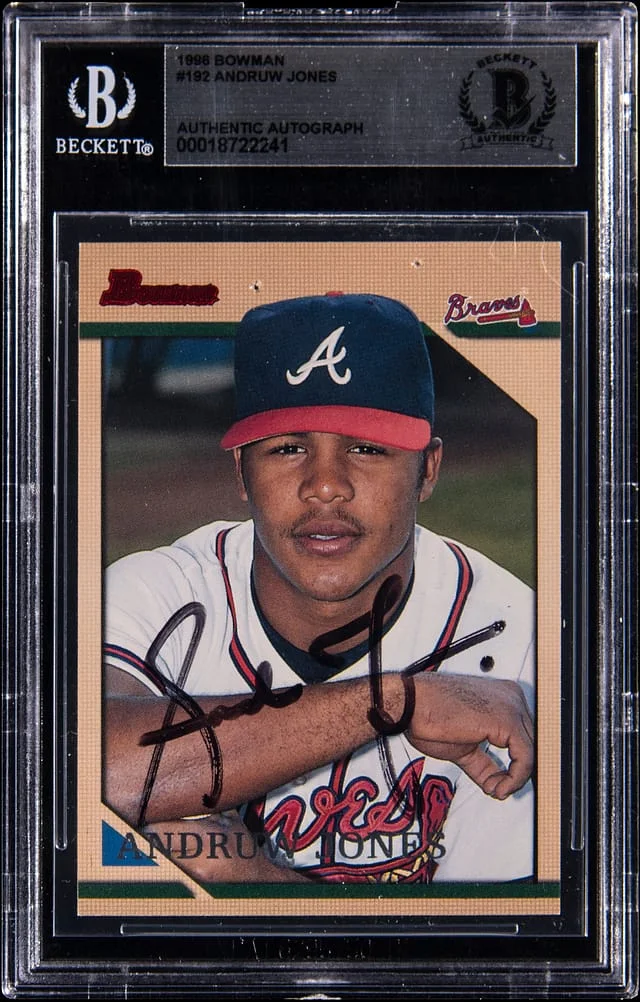 1996 Bowman Andruw Jones #192 card image