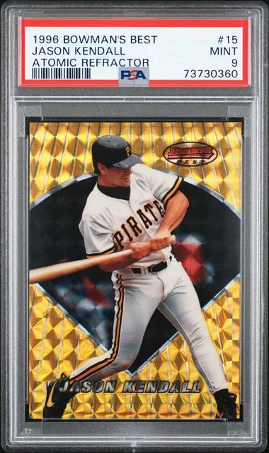 1996 Bowman Best Jason Kendall Atomic Refractor #15 card image