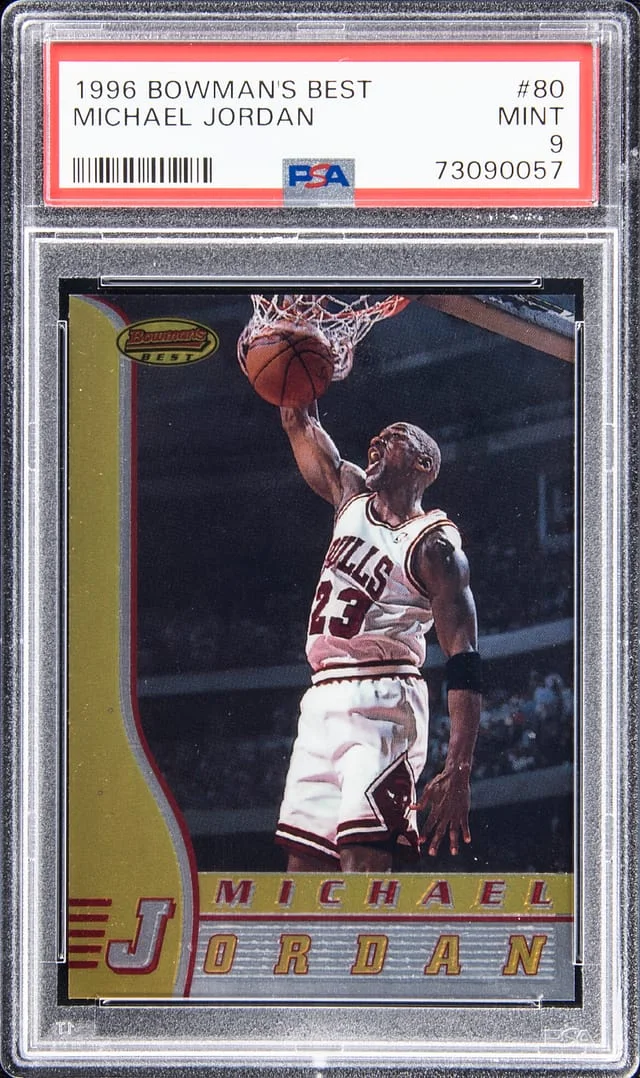 1996 Bowman's Best Michael Jordan #80 card image