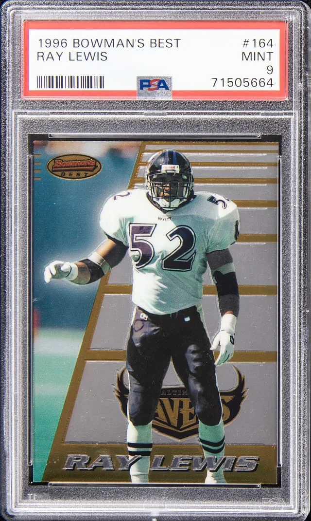 1996 Bowman's Best Ray Lewis #164 card image