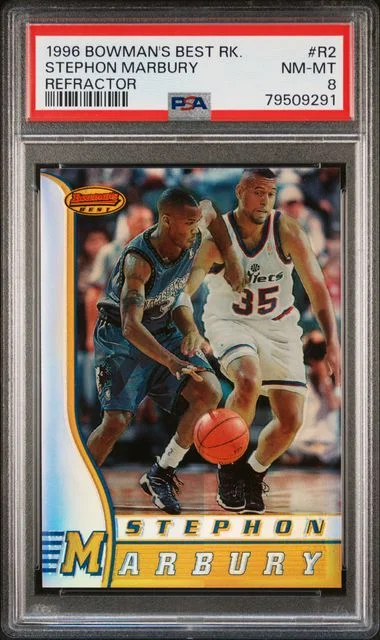 1996 Bowman's Best Stephon Marbury Refractor #R2 card image