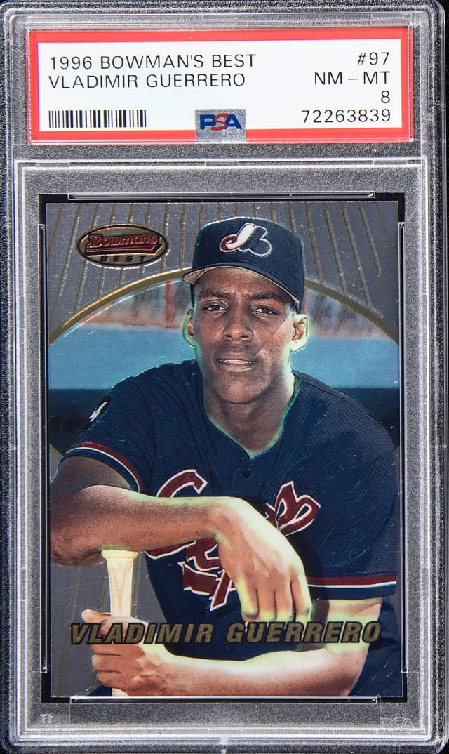 1996 Bowman's Best Vladimir Guerrero #97 card image