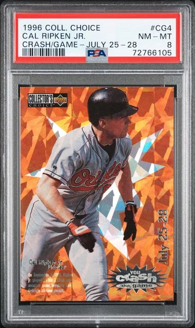 1996 Collector's Choice Cal Ripken Jr. Crash The Game July 25-28 #CG4 card image