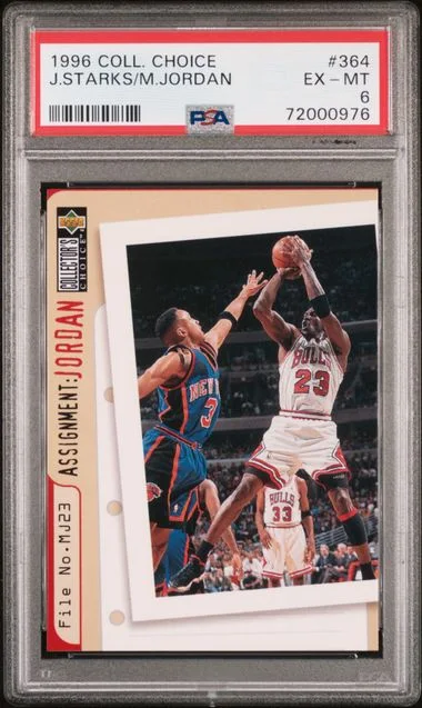 1996 Collector's Choice J.Starks/M.Jordan #364 card image