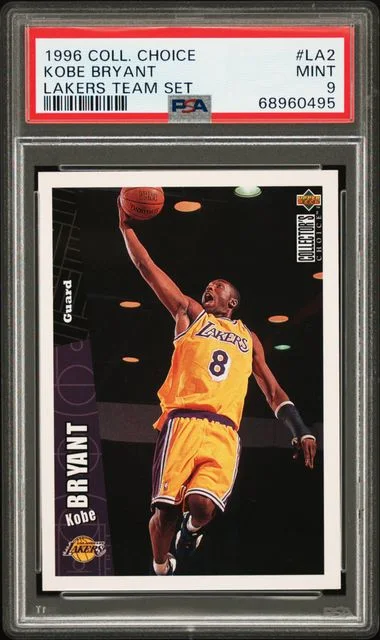 1996 Collector's Choice Kobe Bryant Lakers Team Set #LA2 card image