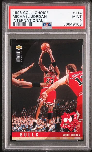 1996 Collector's Choice Michael Jordan International II #114 card image