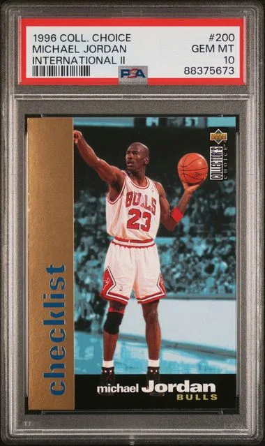 1996 Collector's Choice Michael Jordan International II #200 card image
