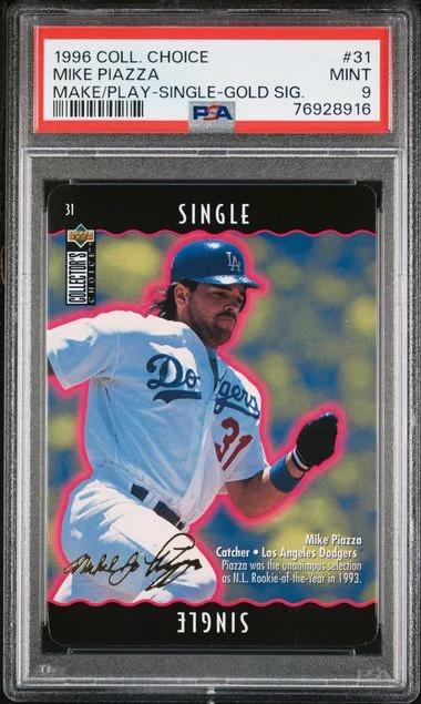 1996 Collector's Choice Mike Piazza You Make/Play #31 card image