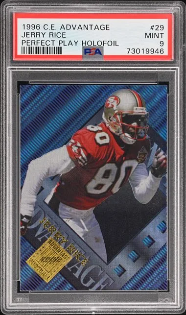 1996 Collector'S Edge Advantage Perfect Play Holofoil Jerry Rice #29 card image