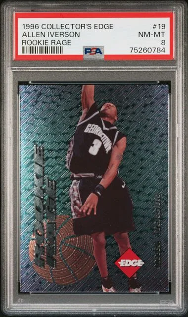 1996 Collector's Edge Rage Allen Iverson #19 card image