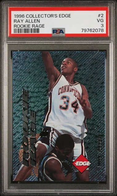 1996 Collector's Edge Rage Ray Allen #2 card image