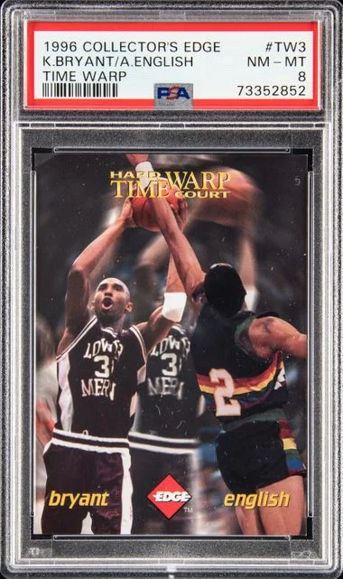 1996 Collector's Edge Time Warp A.English/K.Bryant #Tw3 card image