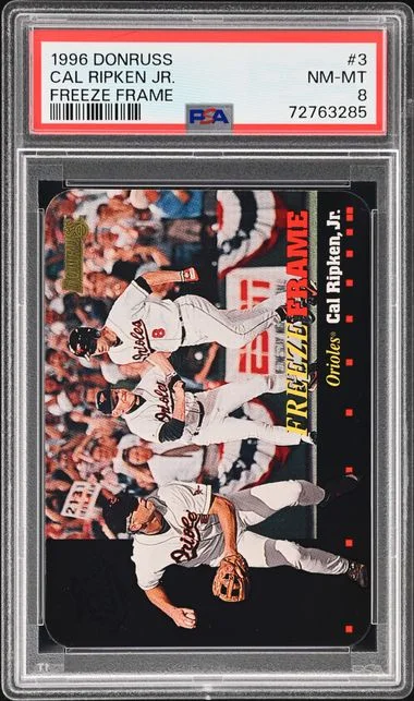 1996 Donruss Cal Ripken Jr. Freeze Frame #3 card image