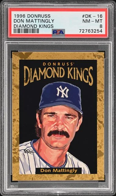 1996 Donruss Diamond Kings Don Mattingly #DK-16 card image