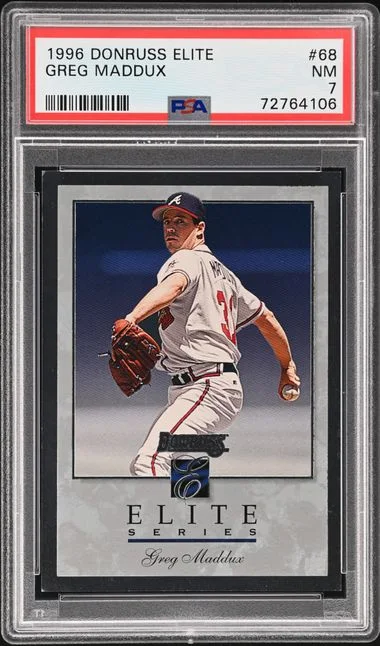 1996 Donruss Elite Greg Maddux #68 card image