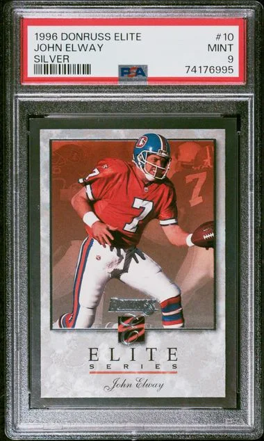 1996 Donruss Elite John Elway #10 card image