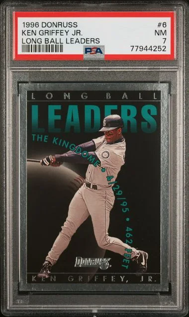 1996 Donruss Ken Griffey Jr. Long Ball Leaders #6 card image