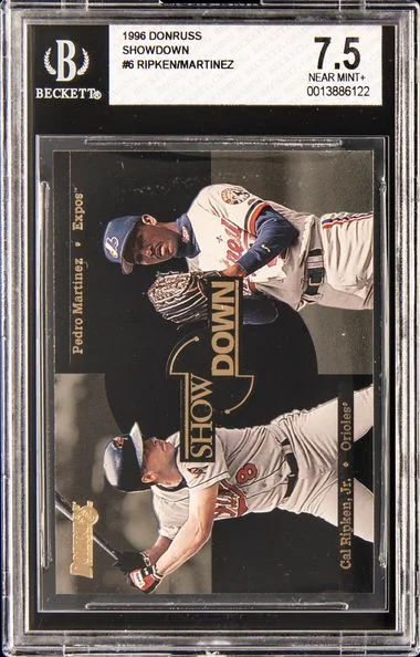 1996 Donruss Ripken/Martinez #6 card image