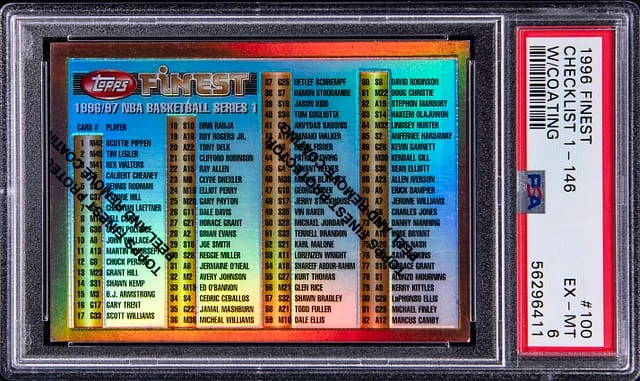 1996 Finest 1-146 W/Coating #100 card image