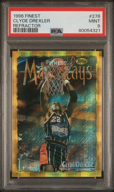 1996 Finest Clyde Drexler Refractor #276 card image