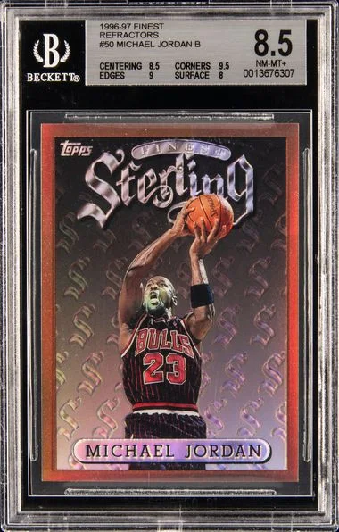 1996 Finest Michael Jordan #50 card image