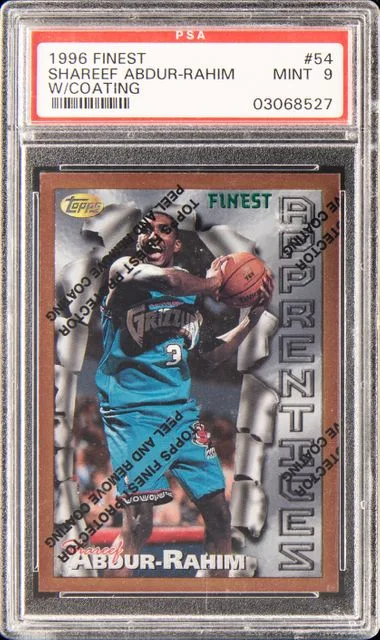 1996 Finest Shareef Abdur-Rahim W/Coating #54 card image